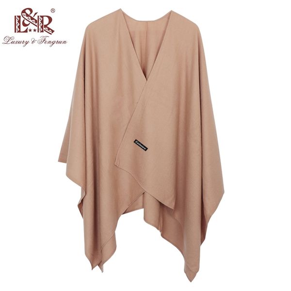 

новая мода зимы кашемира пончо шарфы женщины сплошной шаль мыс foulard femme пашмины женский bufanda mujer sjaal 201027, Blue;gray