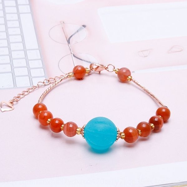 

natural south red design korean live charm jewelry natural south red bracelet diy design korean crystal live charm jewelry diy crystalbracel, Golden;silver