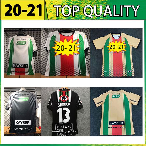 

2020 new palestine soccer jersey 20 21 thai quality survetement palestinian palestinians palestino rosende football shirt, Black;yellow