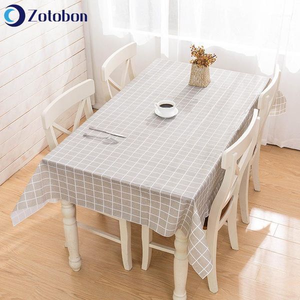 Taça de mesa Zotobon breve Toleta de mesa à prova d'água PVC PVC PLÁSTICO PLÁSTICO MOLIOM OLIOM OLIMENTO RETANGLE DINNING TAP M1611