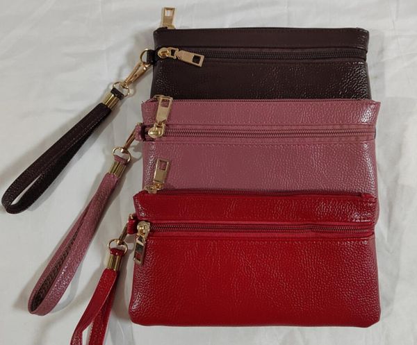 

wholesale women wallets & holders pu leather clutch bag casual crocodile pattern coin purse travel cosmetic bag hoho shop gift, Red;black