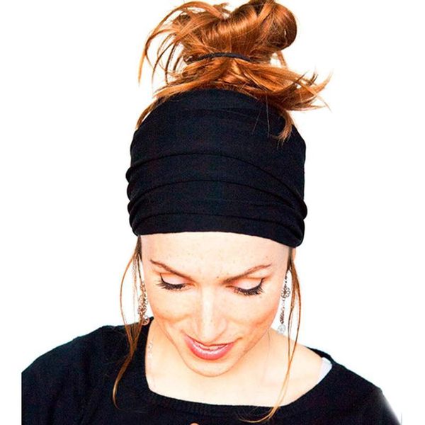 

sports yoga headbands run fitness headband elastic hair bands wide stretch hairband wrap headbands cotton headdress acc qylyaf