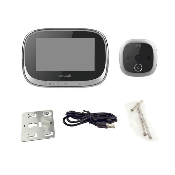 

doorbells home video doorbell entrance door plastic 5 million pixel hd camera motion sensor smart bell