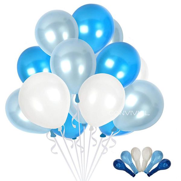 

12pcs pink white transparent balloons latex helium happy birthday party supplies baby shower wedding decoration ballon event qylayd mywjqq