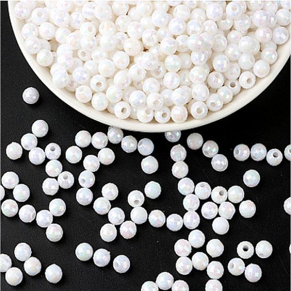 

color earth beads ab color beads diy bracelet, necklace, doll, acrylic loose beads6mm*100pcs col bbymxf