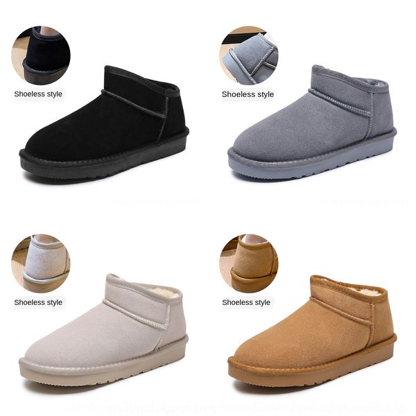 

hhxc boots снежная модная обувь женская теплая обувь водонепроницаемый, Black