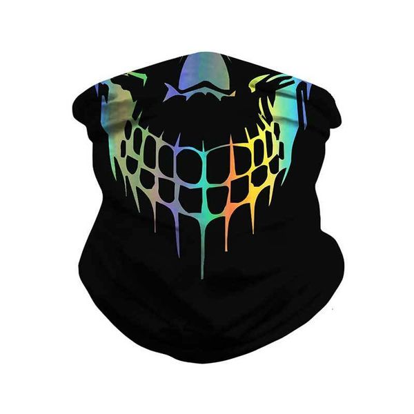 

printing 2020 new skull digital outdoor face mask sports mountaineering insect proof sunshade beanie magic p55hu