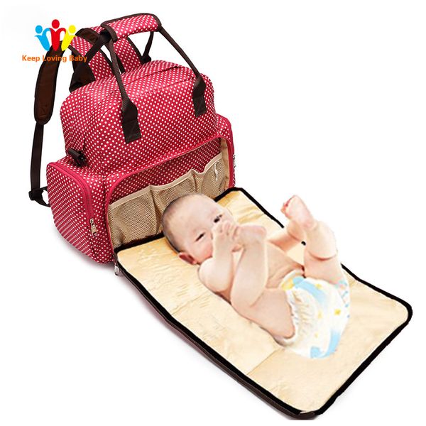 Baby Wickeltaschen für Mütter Windel Kinderwagen Tasche Set für Mädchen Mumie Mutterschaft große Kapazität Windel Rucksack Reise Pflege Tasche LJ201013