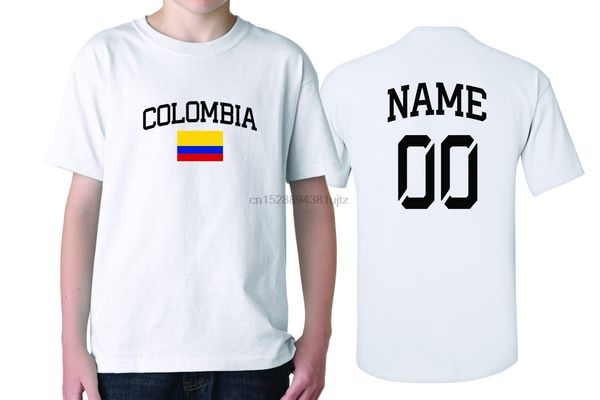 

short sleeve retro print colombia flag country pride add your name numbercartoon sport hooded sweatshirt hoodie t shirt