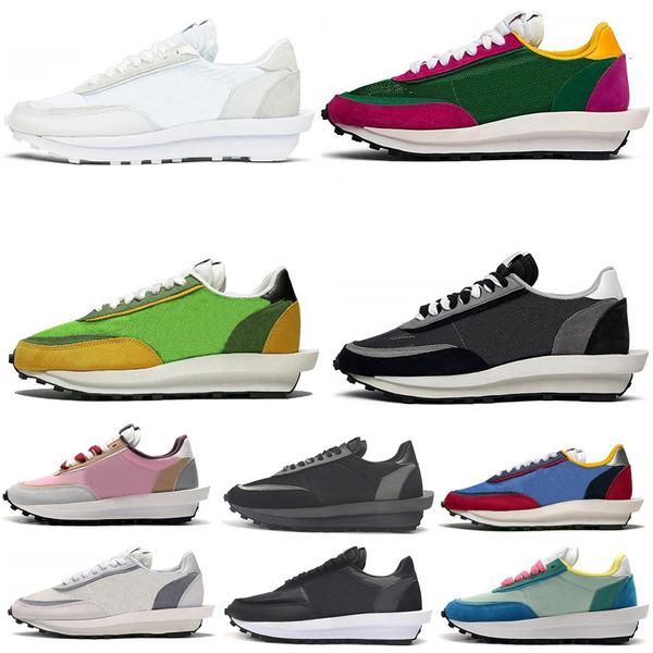 

new ldv x waffle daybreak mens outdoor shoes black white pine green wolf grey green gusto women men 2020 sports sneakers trainers ner