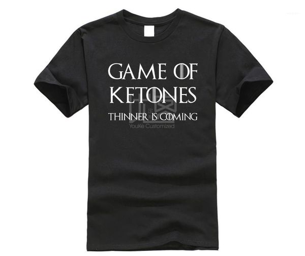 

brand men shirt game of ketones t-shirt tee keto diet shirt1, White;black