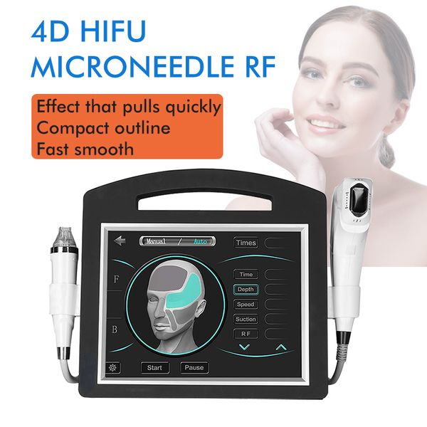 Fractional RF Portátil mais novo profissional 4D Hifu 12 Line Machines para face e corpo de corpo Lifting Removal Removal Remoção