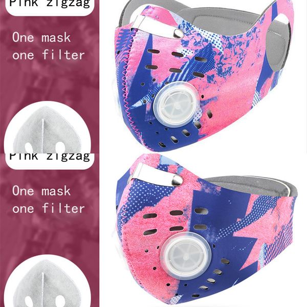 

activated 2020 biking mask anti dust bike face carbon riding cycling running cycling anti-pollution bike isolation mask with opp filter