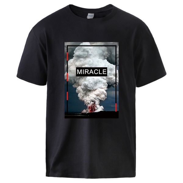 

извержение вулкана природные tshirt весна лето с коротким рукавом поклясться ти мужской повседневный прохладный tshirt черный толстовка с ка