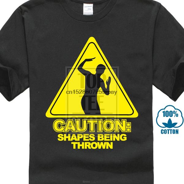 

t shirt short sleeve caution shapes being thrown printed t shirt rave edm club dance music funny sport hooded sweatshirt hoodie