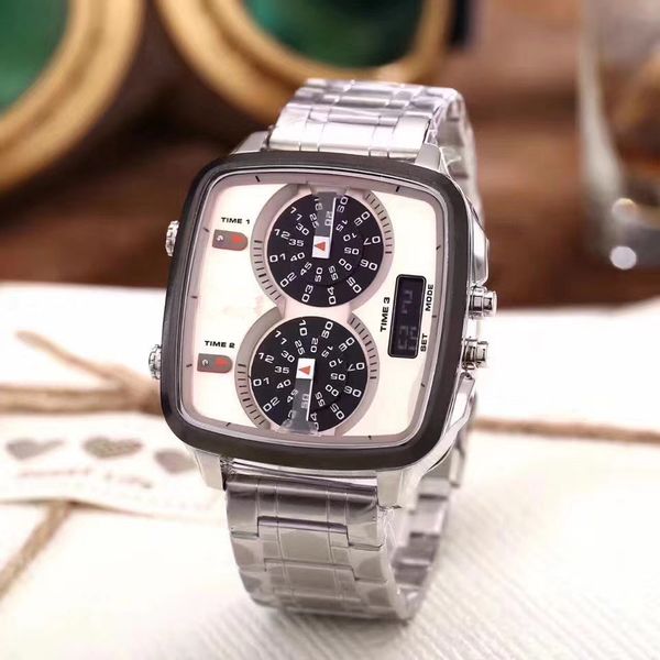 

2020 selling men's watch leather watch leisure sport watches for men gift auto date 009 d mens wristwatches, Slivery;brown