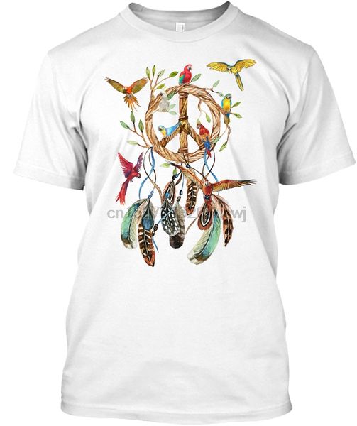 

peace dreamcatcher parrot popular tagless tee t-shirt sport hooded sweatshirt hoodie