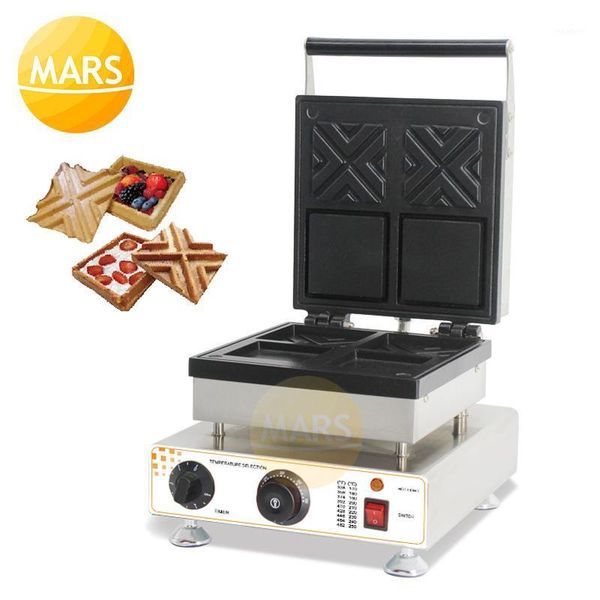 

bread makers commercial use non stick waffles maker iron sandwich machine, 220v 110v electric filled waffle bowl baker pan1