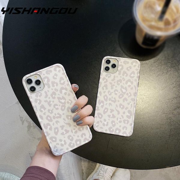 

роскошный леопардовым мобильные телефоны дело для iphone 11 pro 7 8 plus xr x xs max se 2020 тонких мягкого tpu силиконовой задней крышки