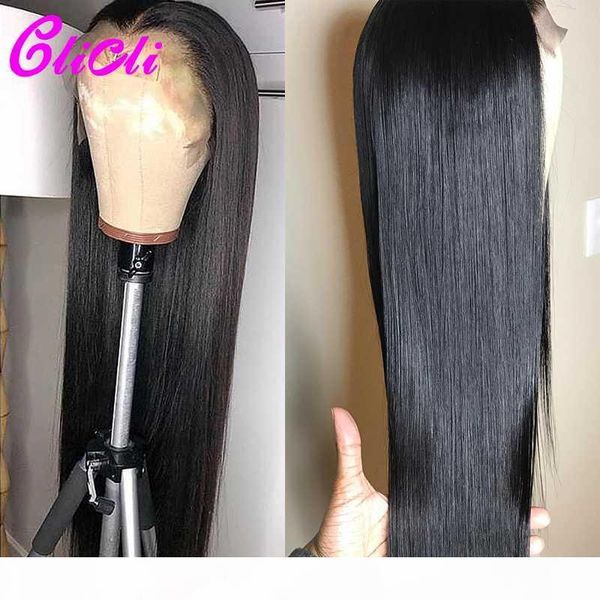 

360 lace front wig straight human hair 4x4 6x6 lace closure human hair wigs pre plucked full brazilian wigs 150%, Black;brown