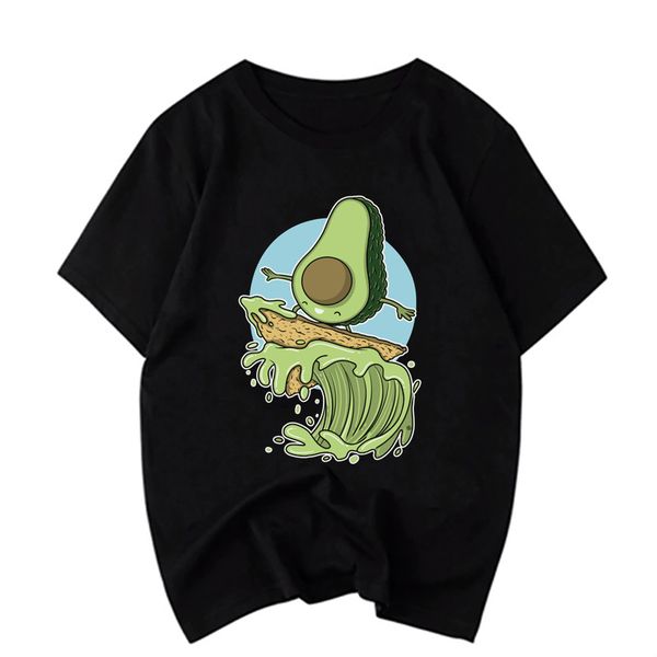 

avocado surfer vintage fashion short sleeve round neck vintage new design hipster funny printed hooded sweatshirt hoodie men t shirt