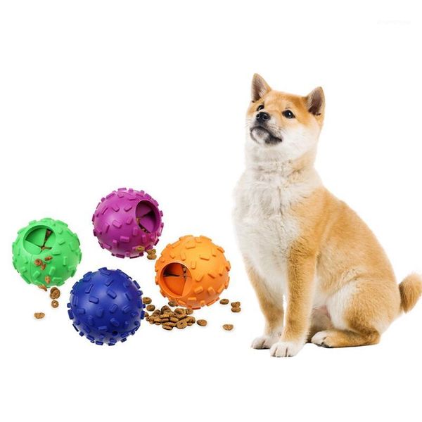 

pet dog toys toy funny interactive elasticity ball dog chew toys for tooth clean ball of extra-tough rubber game1