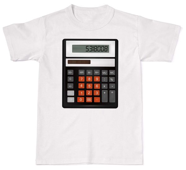 

2019 funny calculator 80's 90's boobies in digits mens womens cotton t-shirt t shirt sport hooded sweatshirt hoodie