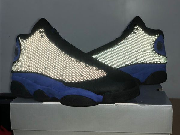 

jumpman royal flints 13 new hyper 13s men basketball shoes cap and gown chicago bred phantom altitude mens trainers retro sports sneakers, Black