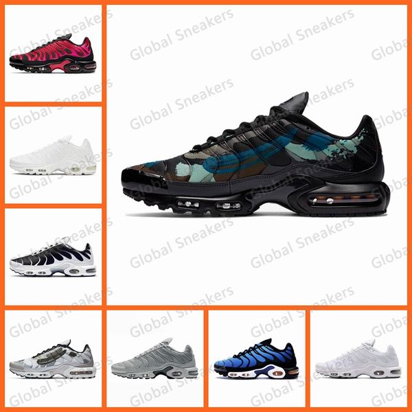 

2020 new arrival tn plus se men women shoes triple black white hyper blue outdoor mens womens trainers sports sneakers size 36-45