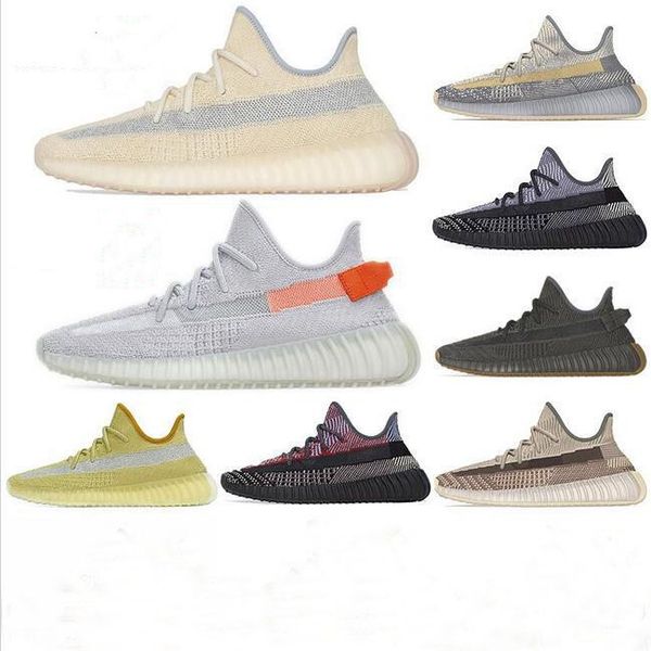

2020 kanye west israfil cinder marsh reflective men running shoes yeshaya yecheil zyon oreo linen desert sage flax women trainer sneakers