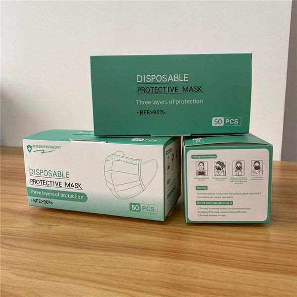 

face 3-layers 300factory fast delivery anti dhl dust fog disposable civilian mouth dustproof non-woven masks6axu