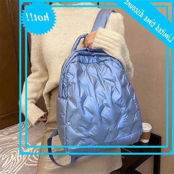 

soft warm backpack fashion space bottom backpacks herfst en winter school back pack mode trend light weight katoen schooltas