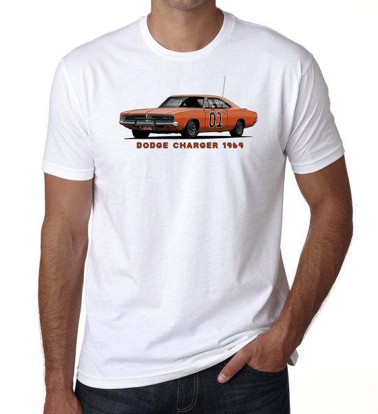 

мода горячие продажи американских автомобилей вентиляторы charger 1969 mens классический американский двигатель автомобиля белый tshirt dt с