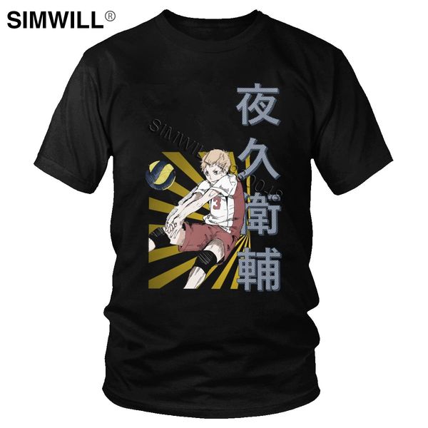 

урожай haikyuu для аниме га волейбола як morisuke с коротким рукавом тройник высокого tshirt большого размером спортивного толстовка с капюш