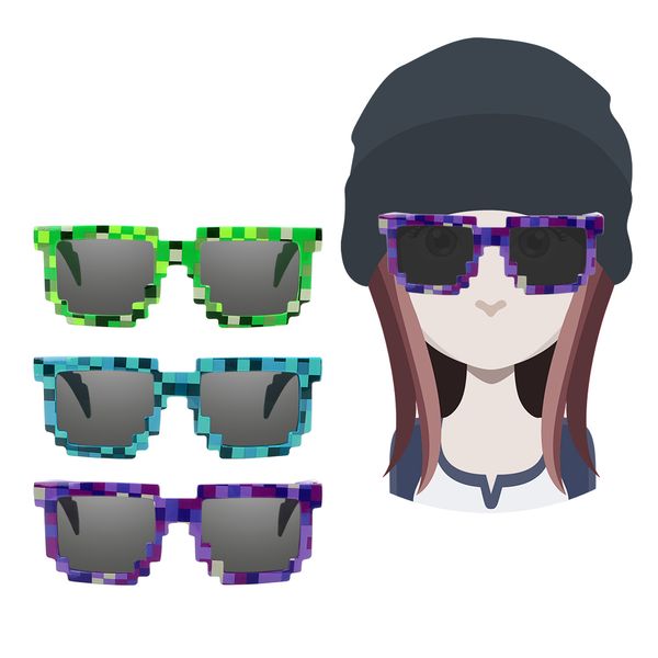 

for newpixelated mosaic vintage eyewear motocross bike racing glasses outdoor sports uv protection motocycle sunglasses 3