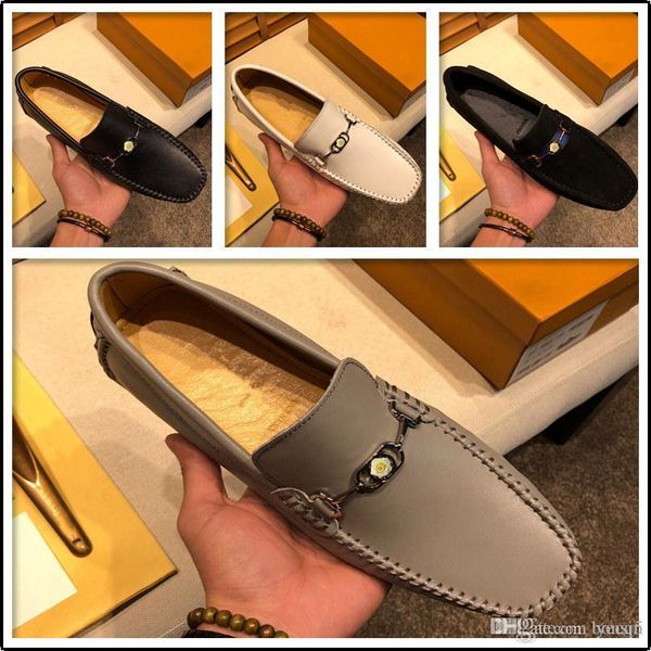 

c1 bs men shoes luxury g brand genuine leather casual driving shoes men loafers moccasins slip on italian shoes for men big size 46 22 11, Black