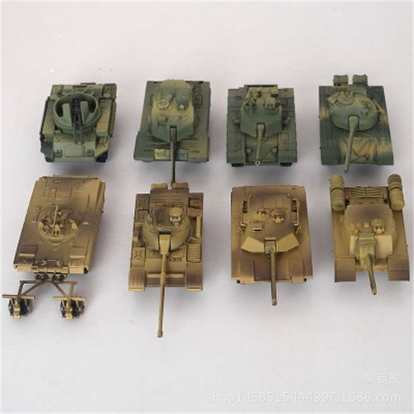 

4d new arrival 8pcs/lot 1:144 war ii plastic assembly toy sand table model world of tanks collection