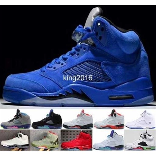 

red suede royal 5 blue white v grape cement olympic og black metallic oreo men basketball shoes 5s sports sneakers size 8-13