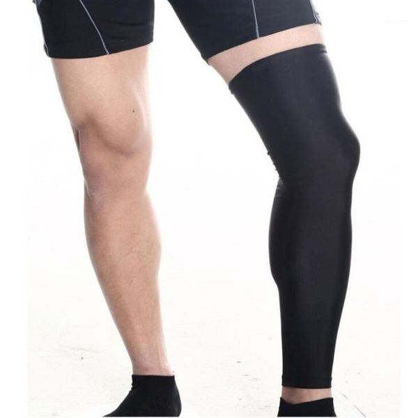 

arm & leg warmers 1 pc men women outdoor sports cycling knee long sleeve protector gear crashproof antislip cycling1, Black