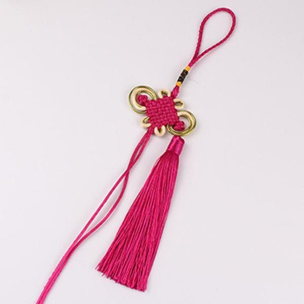 

10pcs golden edge chinese knot tassel diy jewelry accessories home textile curtain garment sewing macrame decoration pendant h jllwqi