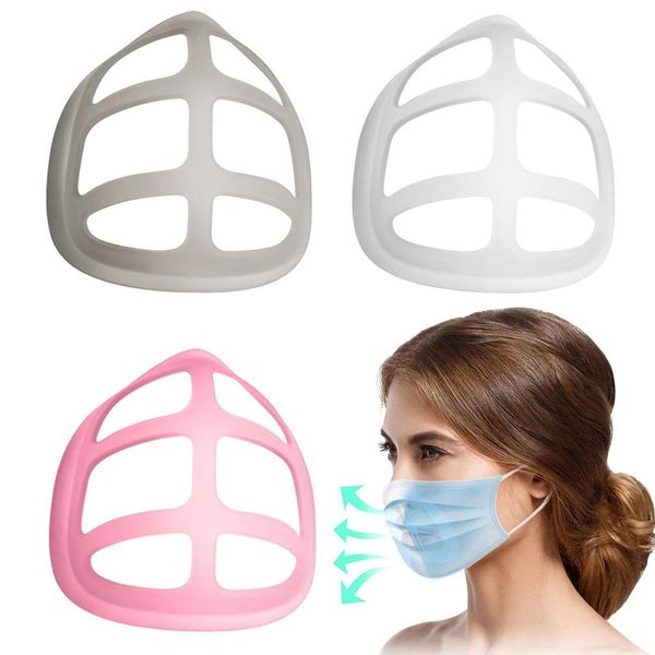 

рту дышащий 20213pcs дыхательные поддержка 3d assist помощь inner подушка кронштейн food grade silicone маска держатель #m