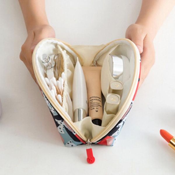 

portable flower toiletry bag makeup cosmetic bag beauty case organizer storage travel wash pouch waterproof women make up