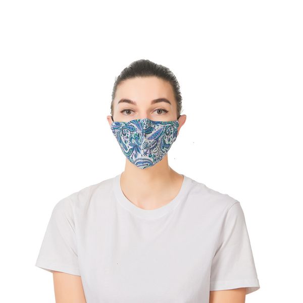 

design printed dust face respirator mask cotton washable breathable adjustable ear loop inserted pluggable filter mouth cover ljjp215