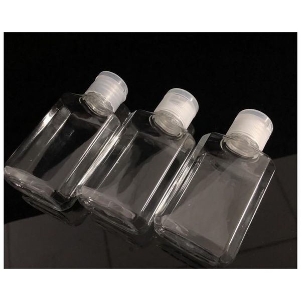 

60ml empty hand sanitizer gel bottle hand soap liquid bottle clear squeezed pet sqcmpr home_hot