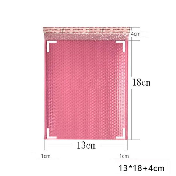 

10pcs courier self seal envelope bags lined poly foam bubble mailers padded mailing bag waterproof postal shipping bag pink h bbyigl