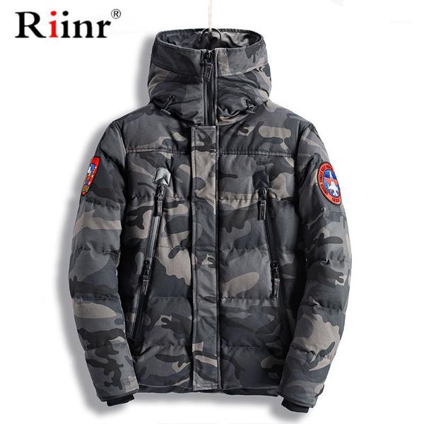 

riinr 2019 camouflage jacket men plus size camo hooded windbreaker jackets coat jacket parka fashion streetwear1, Tan;black