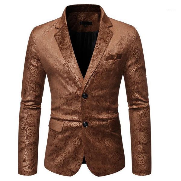 

men's suits & blazers men's brand fashion personalized business creativity bronzed suit mens stage jackets men blazer blazers1, White;black