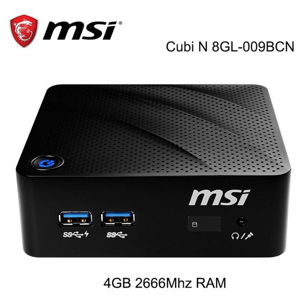 

msi mini pc cubi n 8gl-009bcn n5000 cpu 4gb 2666 mhz ram nvme m.2 128g 256g 512gb 1tb ssd