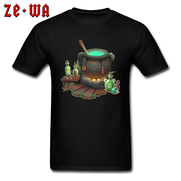 

sport funny cauldron round neck t-shirt autumn t shirt 100% cotton fabric leisure sweatshirts summer men's fashion short sleeve