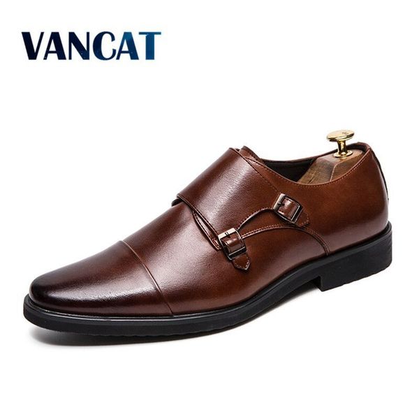 

2019 fashion formal breathable leather men business shoe dress loafers oxford shoes big size 38-48, Red;white